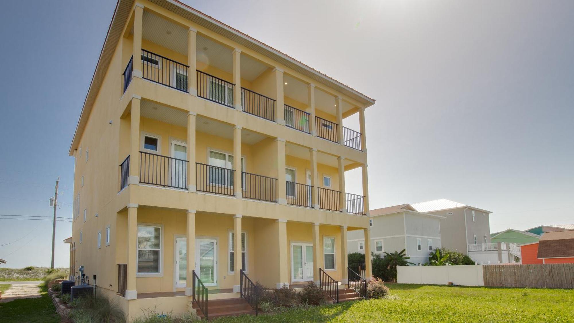 2 Gulf View Balconies! 3 Story Townhome With 4 Bedrooms, 4 Bathrooms! Sleeps12 Panama Stadt Exterior foto